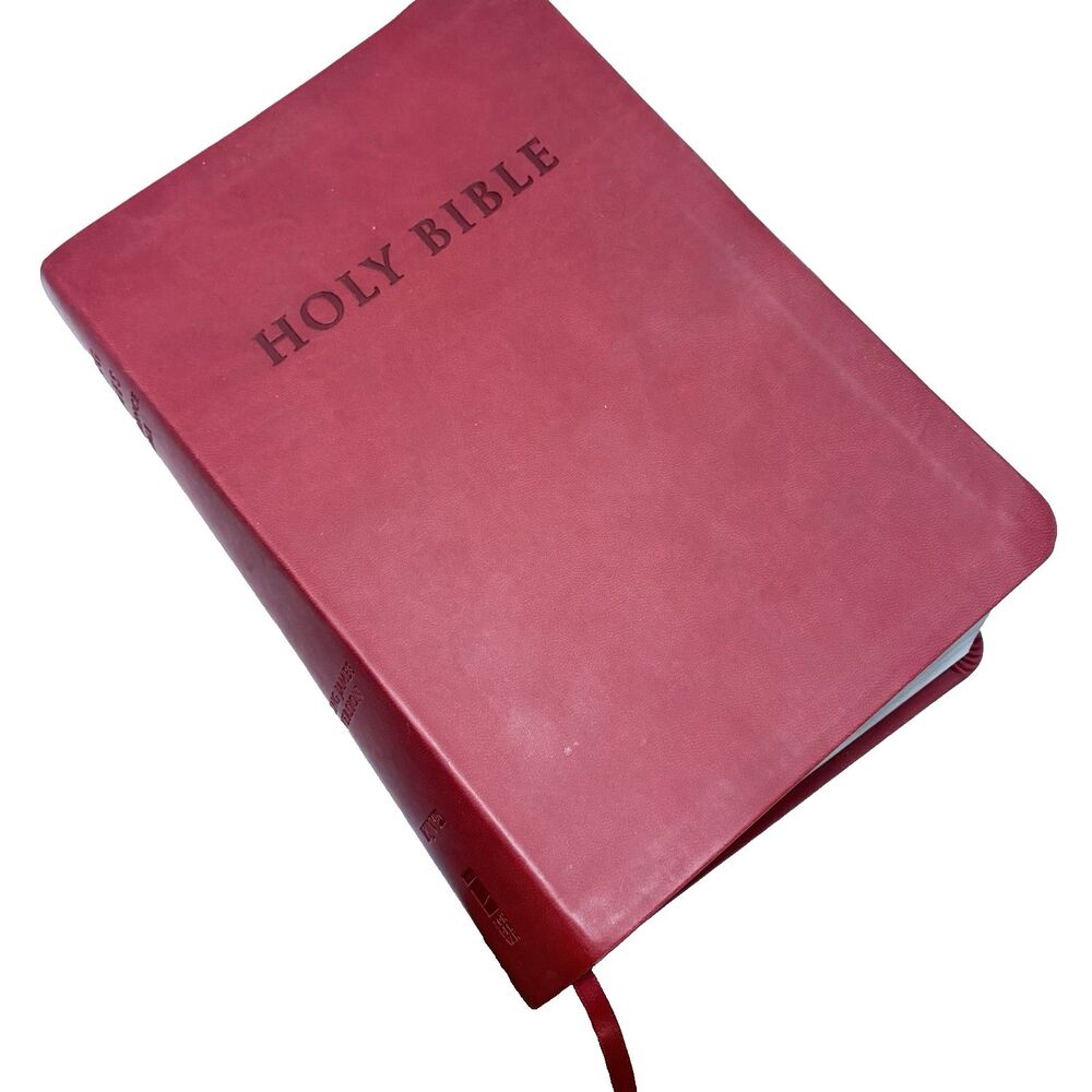 Holy Bible KJV Red Letter Edition Giant / Large Print Genuine Leather 2000